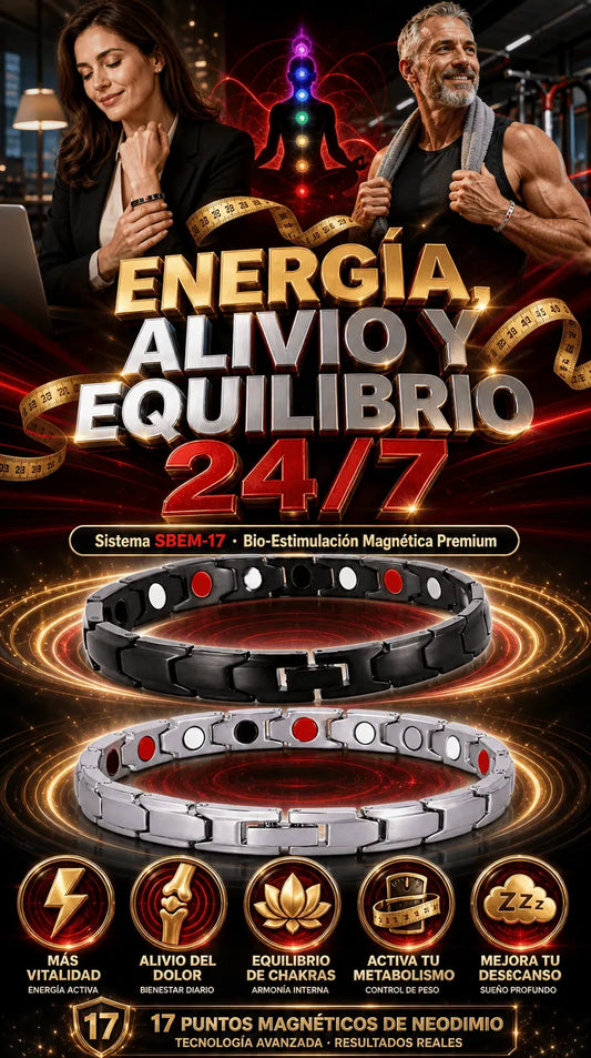 BRAZALETE PULSERA MAGNETICA EN OFERTA CON ENVIO GRATIS Y PAGAS AL RECIBIR