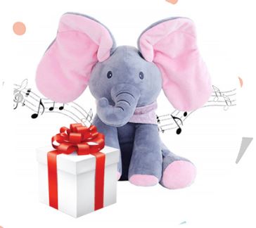 🐘PELUCHE ELEFANTE DUMBO FLAPPY INTERACTIVO™🐘 + ENVIO GRATIS