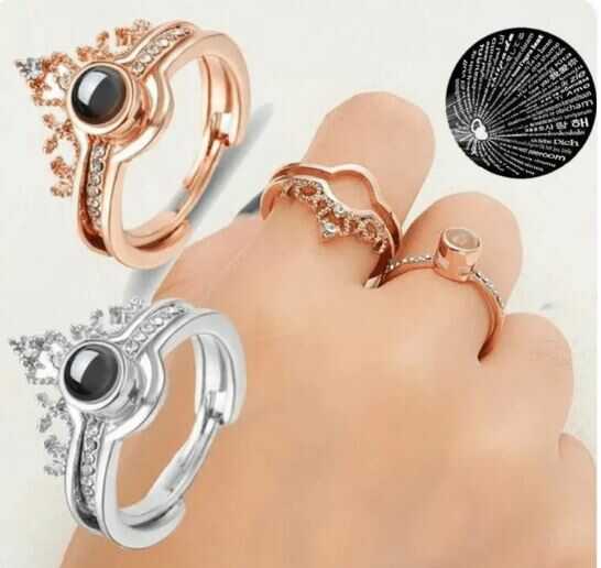 💎 ANILLO "TE AMO" EN 100 IDIOMAS + OBSEQUIO CAJA DE REGALO Y TARJETA ROMÁNTICA – ENVÍO GRATIS