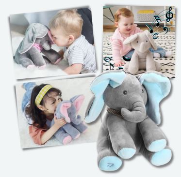 🐘PELUCHE ELEFANTE DUMBO FLAPPY INTERACTIVO™🐘 + ENVIO GRATIS