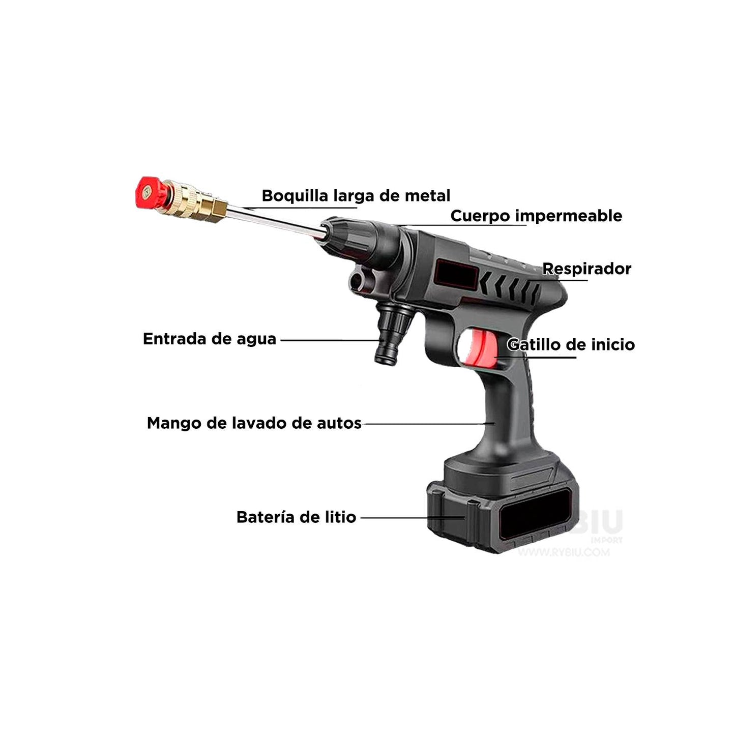 PISTOLA HIDROLAVADORA TURBOSHOT® + ENVIO GRATIS