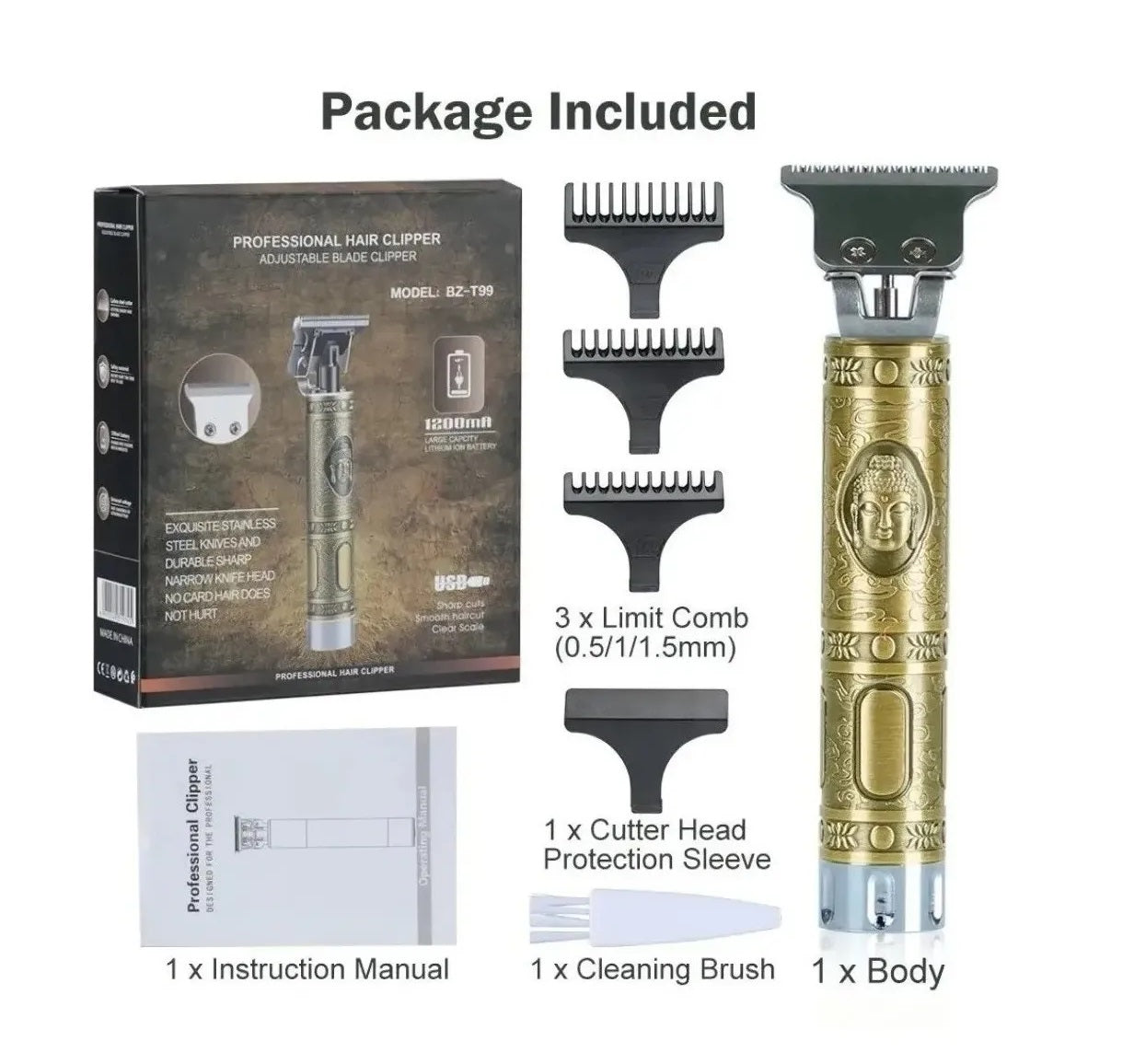 MAQUINA AFEITADORA PROFESIONAL CLIPPERMAX®️ + ENVIO GRATIS