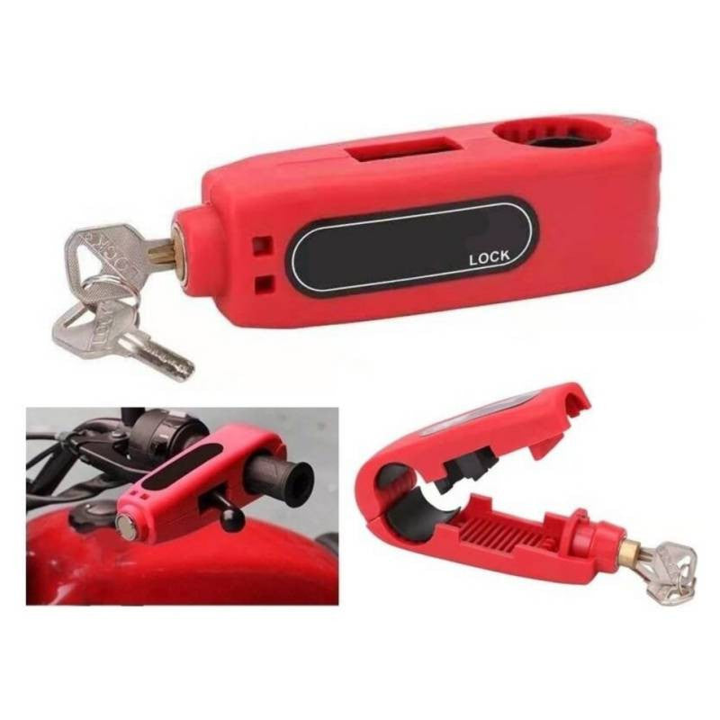 CANDADO DE SEGURIDAD PARA FRENO DE MOTO CAPS LOCKPRO®️ + ENVIO GRATIS